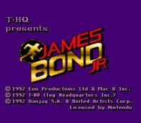 une photo d'Ã©cran de James Bond Jr sur Nintendo Super Nes